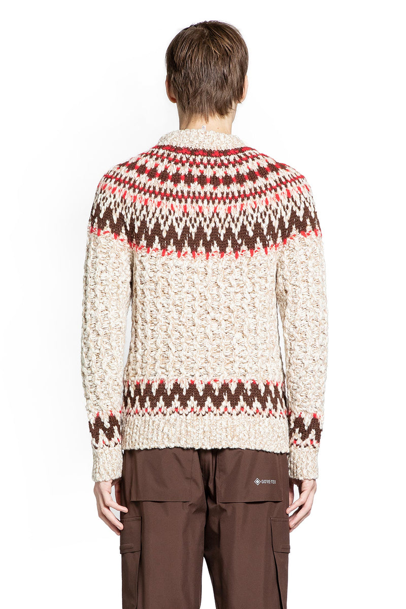 Geometric Jacquard Wool Sweater