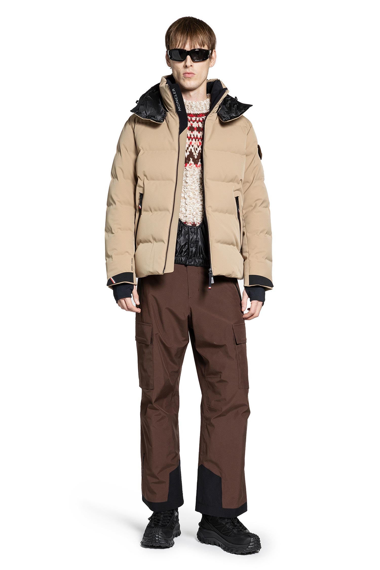 Geometric Jacquard Wool Sweater