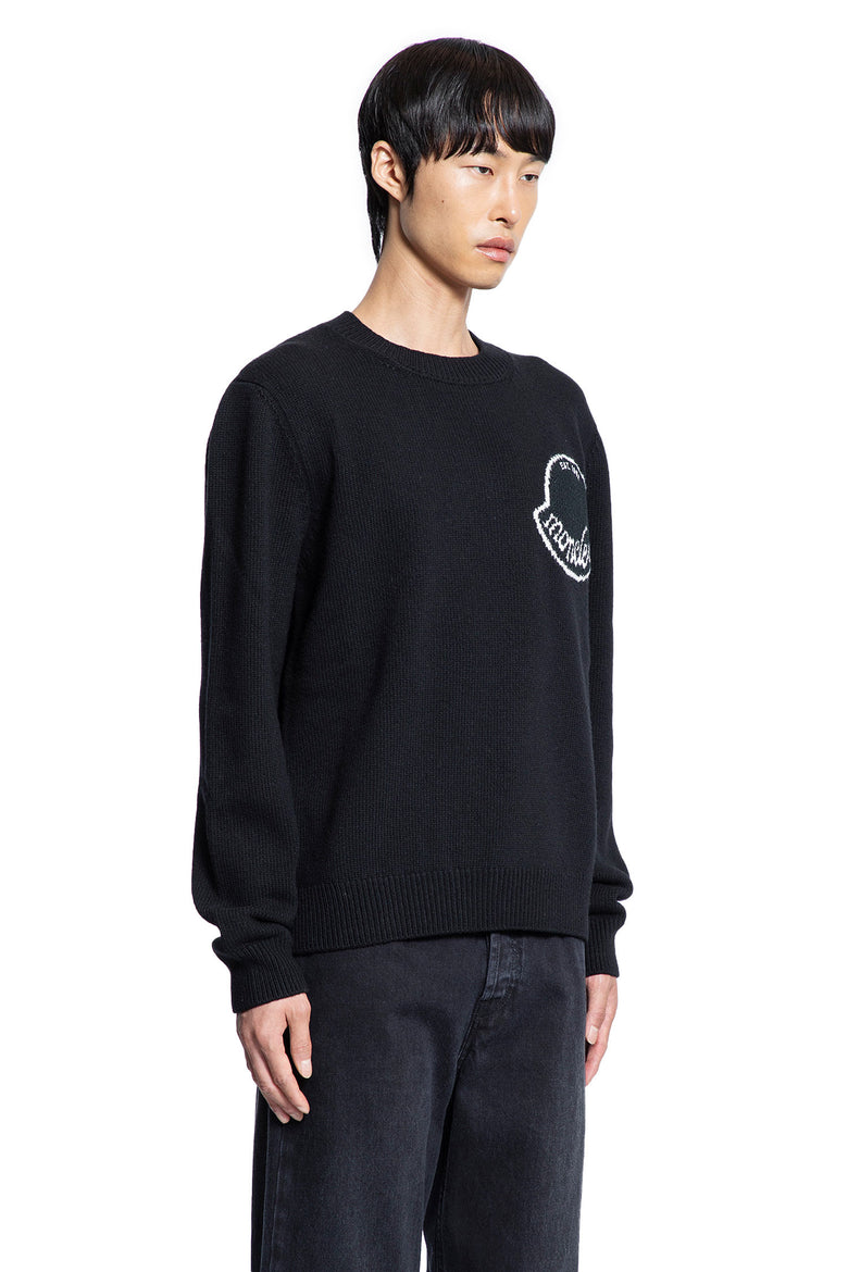 Logo Jacquard Wool Sweater