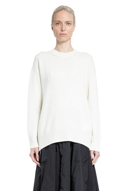 Antonioli MONCLER WOMAN WHITE KNITWEAR