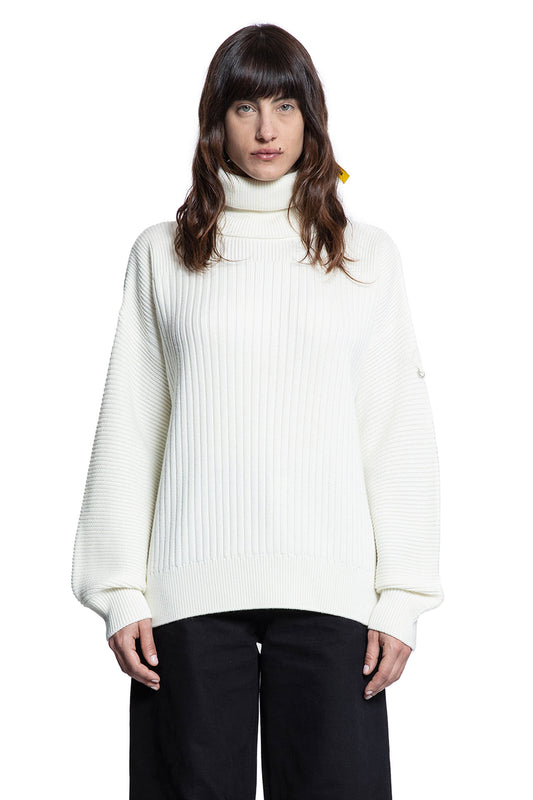 MONCLER GENIUS WOMAN WHITE KNITWEAR