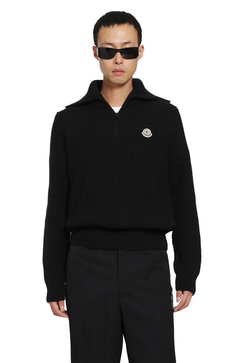 MONCLER Logo Rib Turtleneck Sweater man