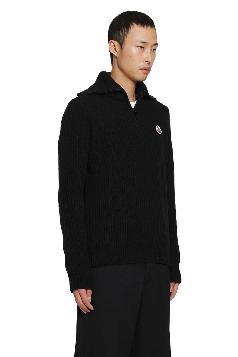 MONCLER Logo Rib Turtleneck Sweater man
