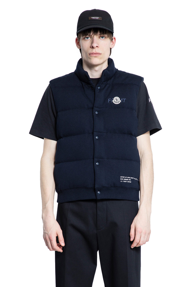 MONCLER GENIUS MAN BLUE VESTS