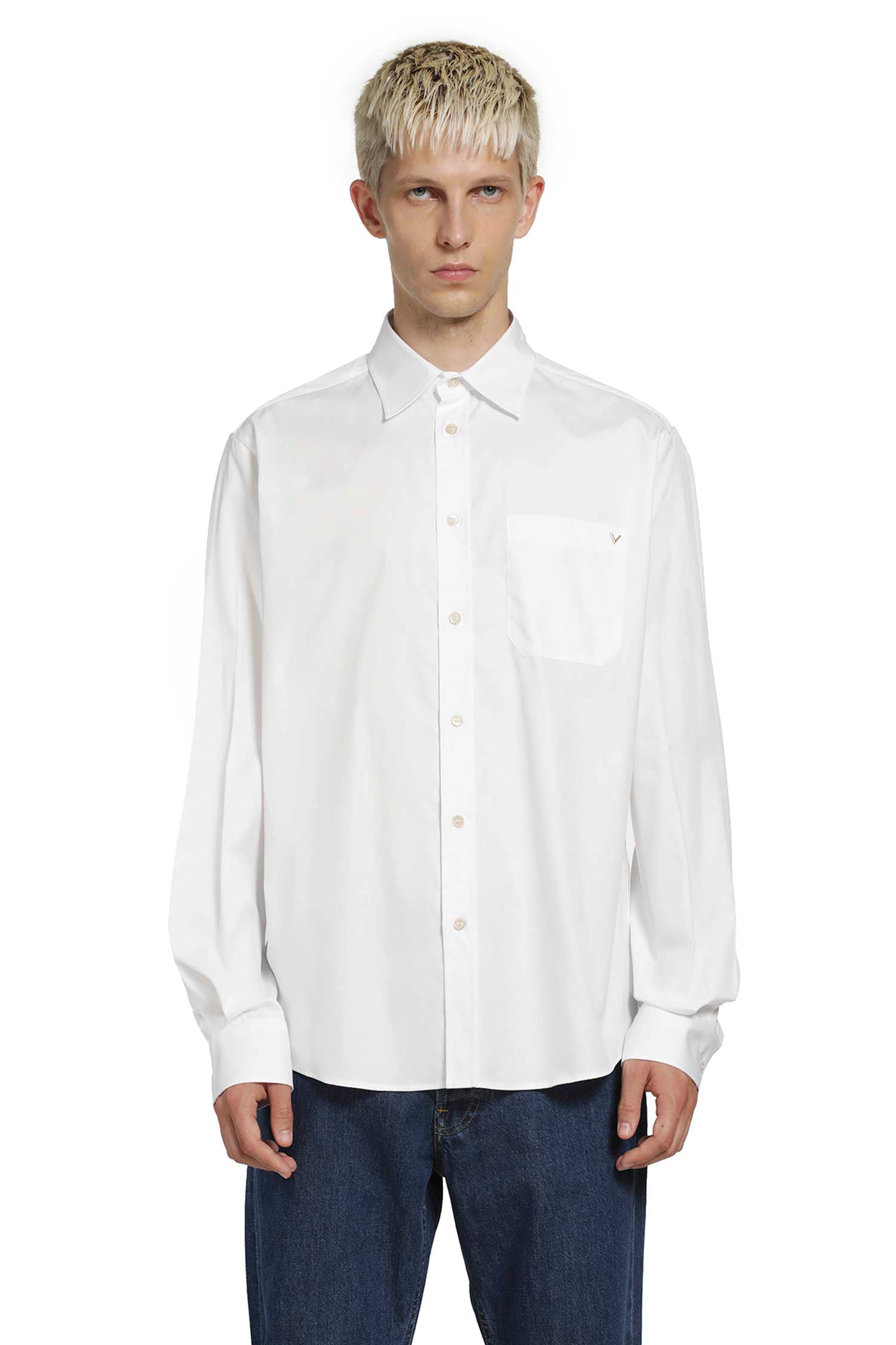 VGold Oxford Cotton Pocket Shirt