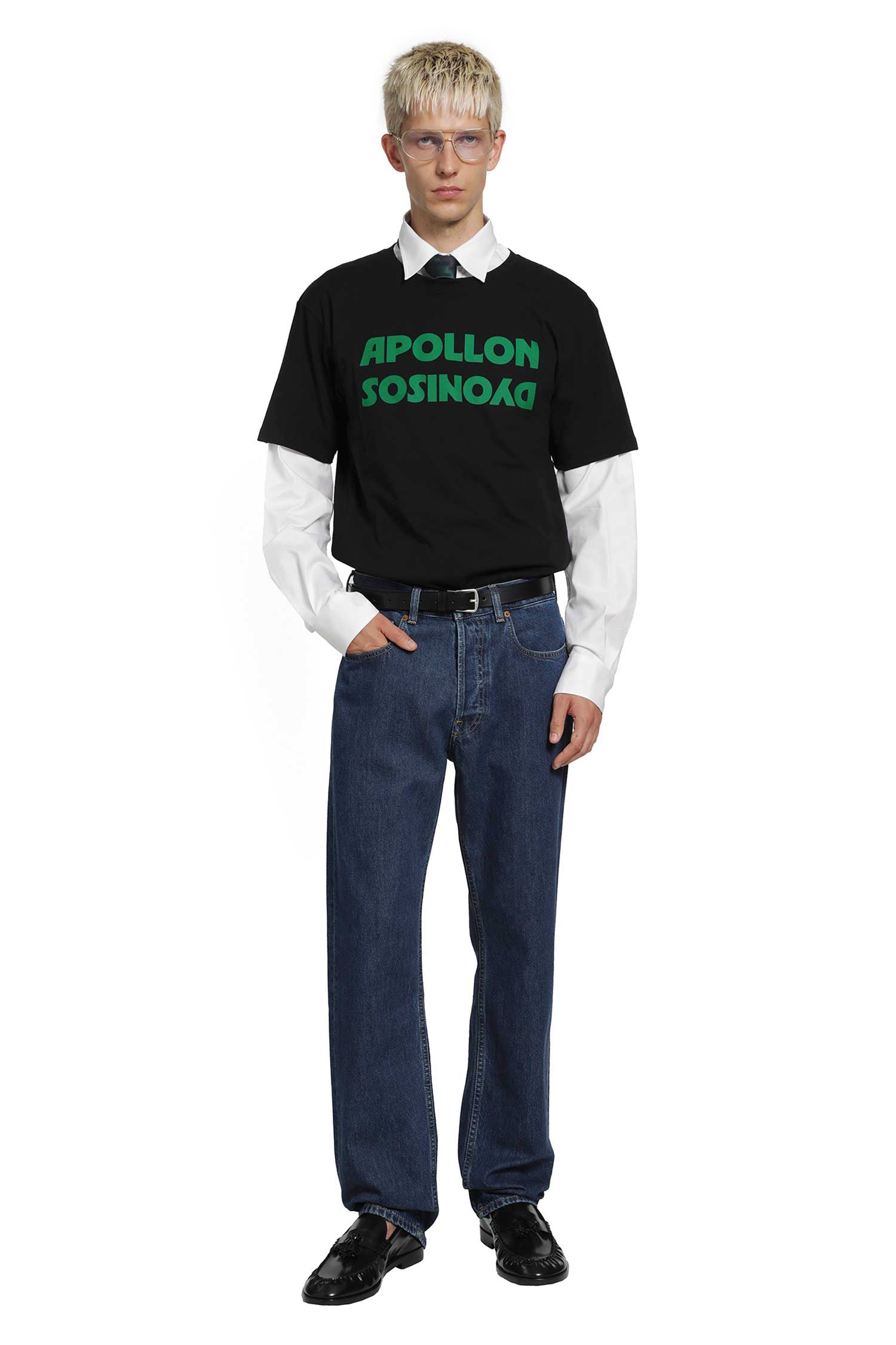 VALENTINO VGold Oxford Cotton Pocket Shirt man