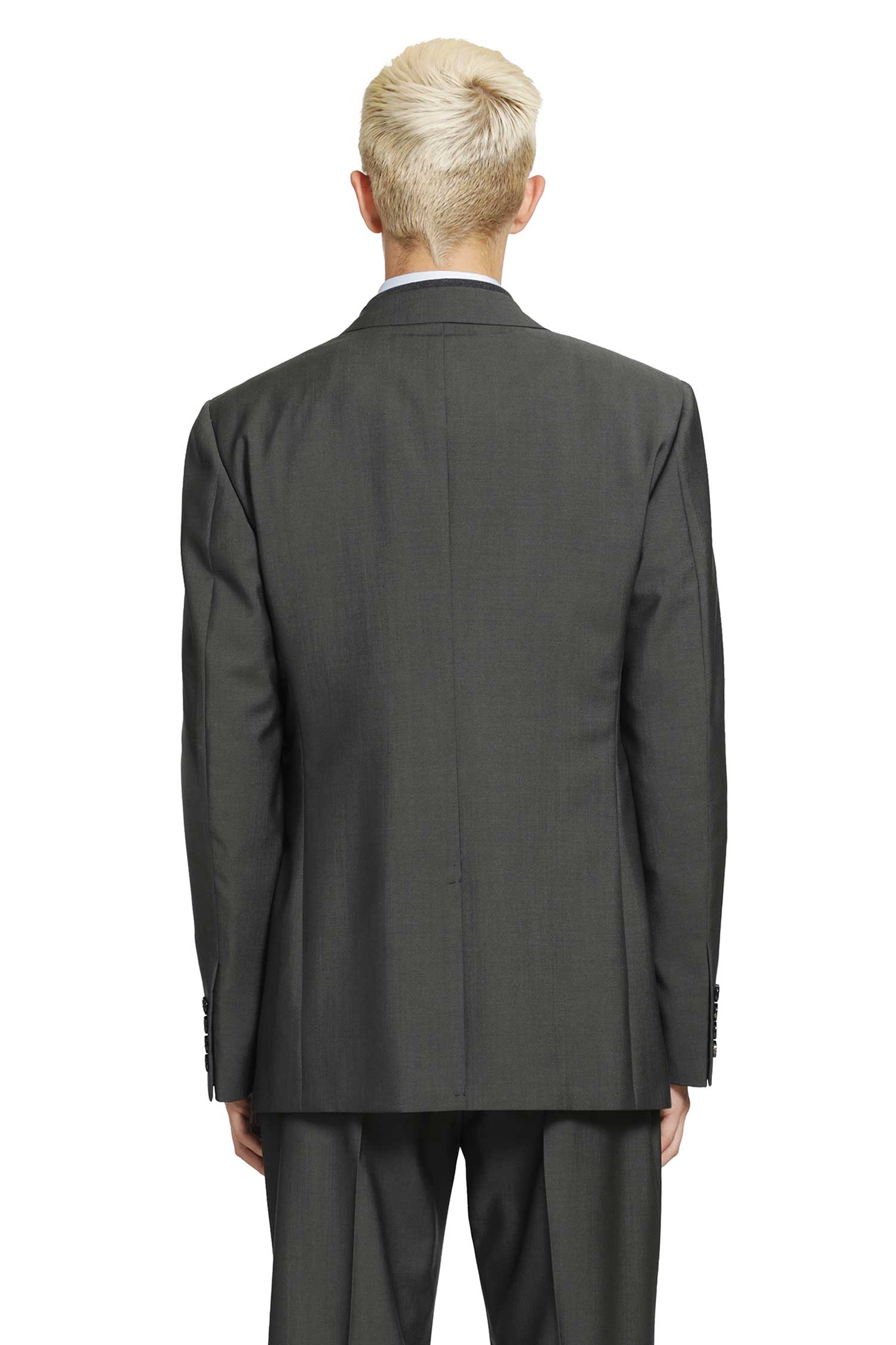 Single-Breasted Wool Jacket