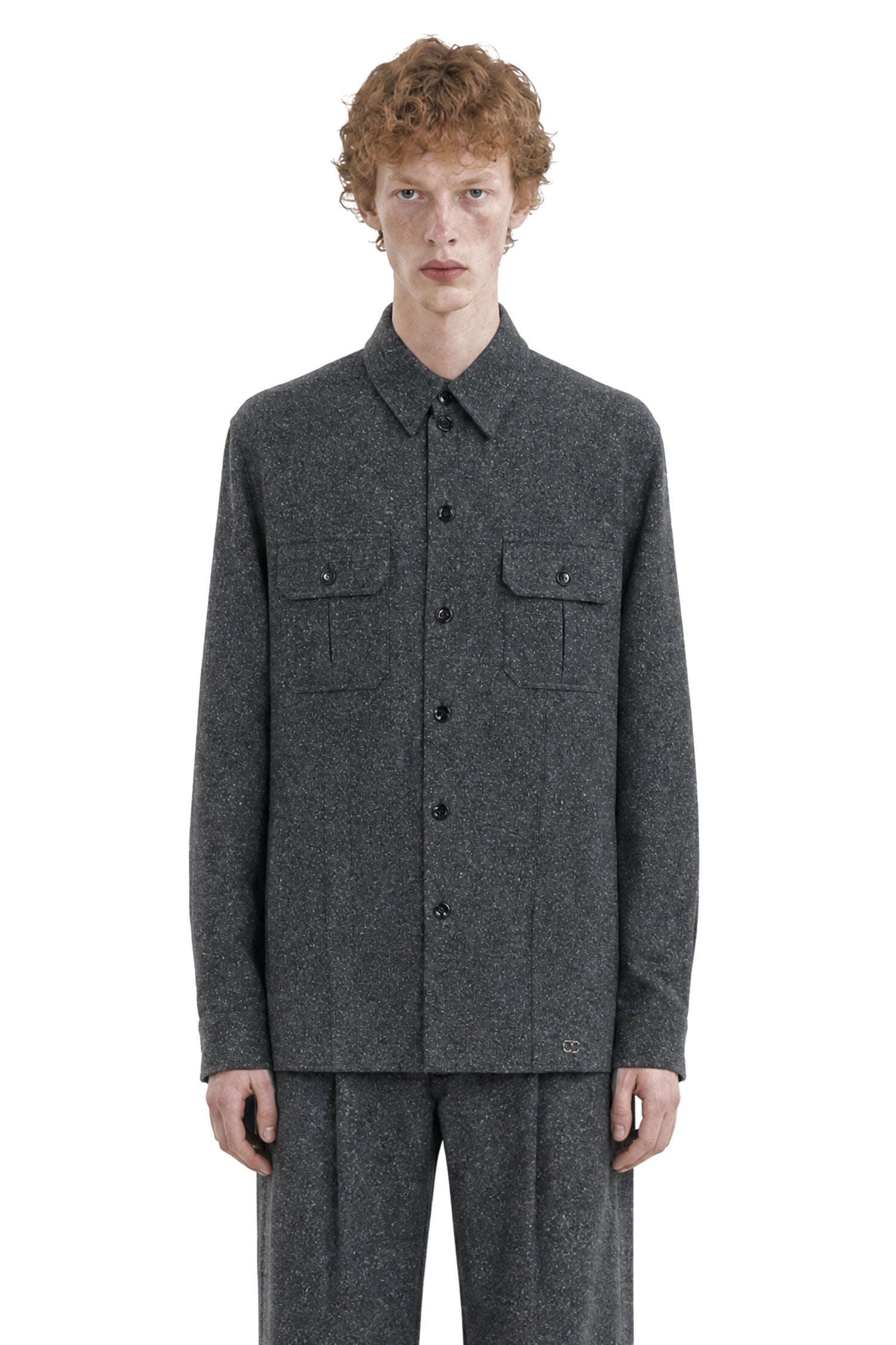 Boutonné Wool Overshirt