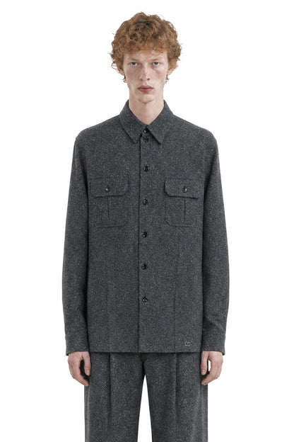 Boutonné Wool Overshirt