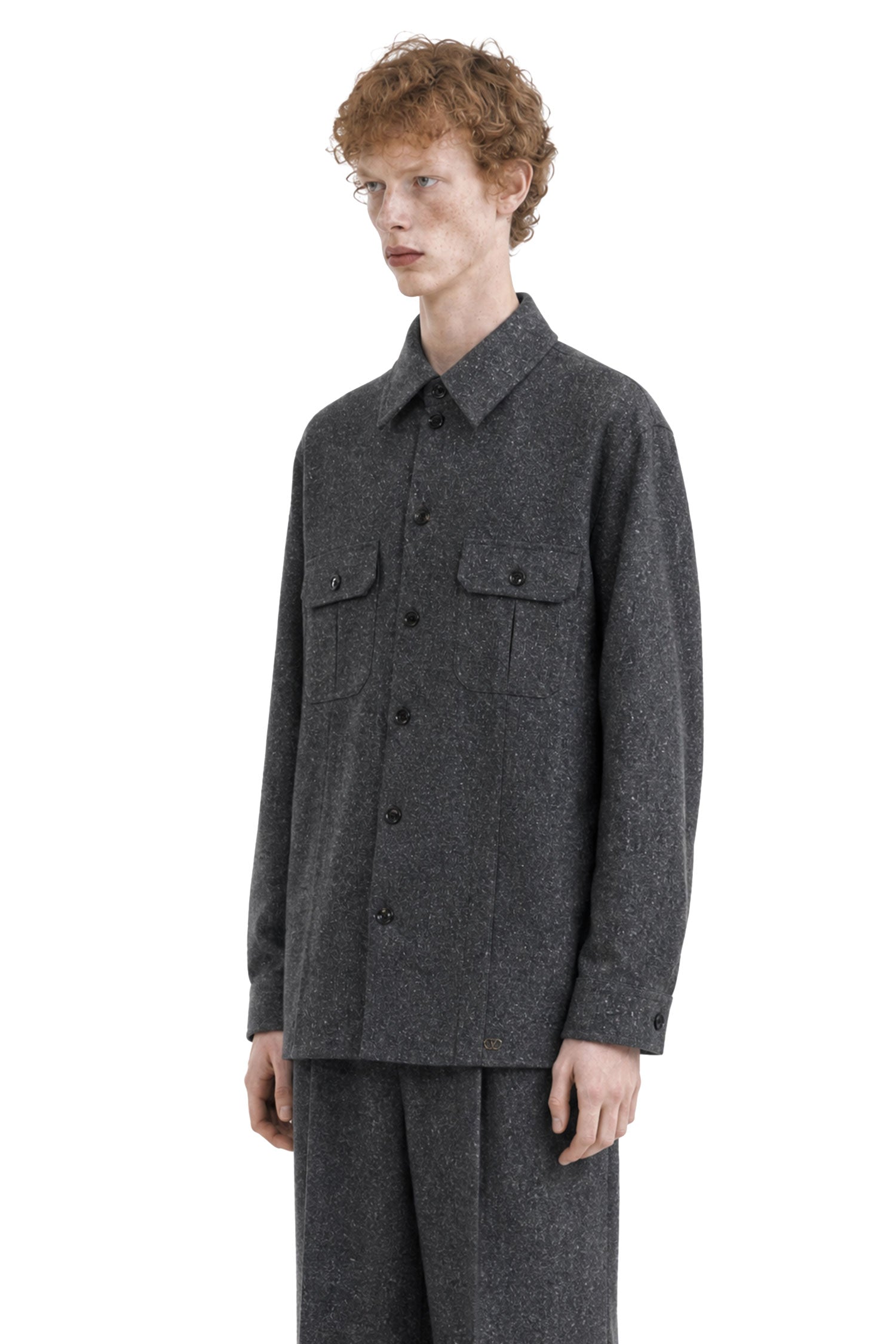 Boutonné Wool Overshirt