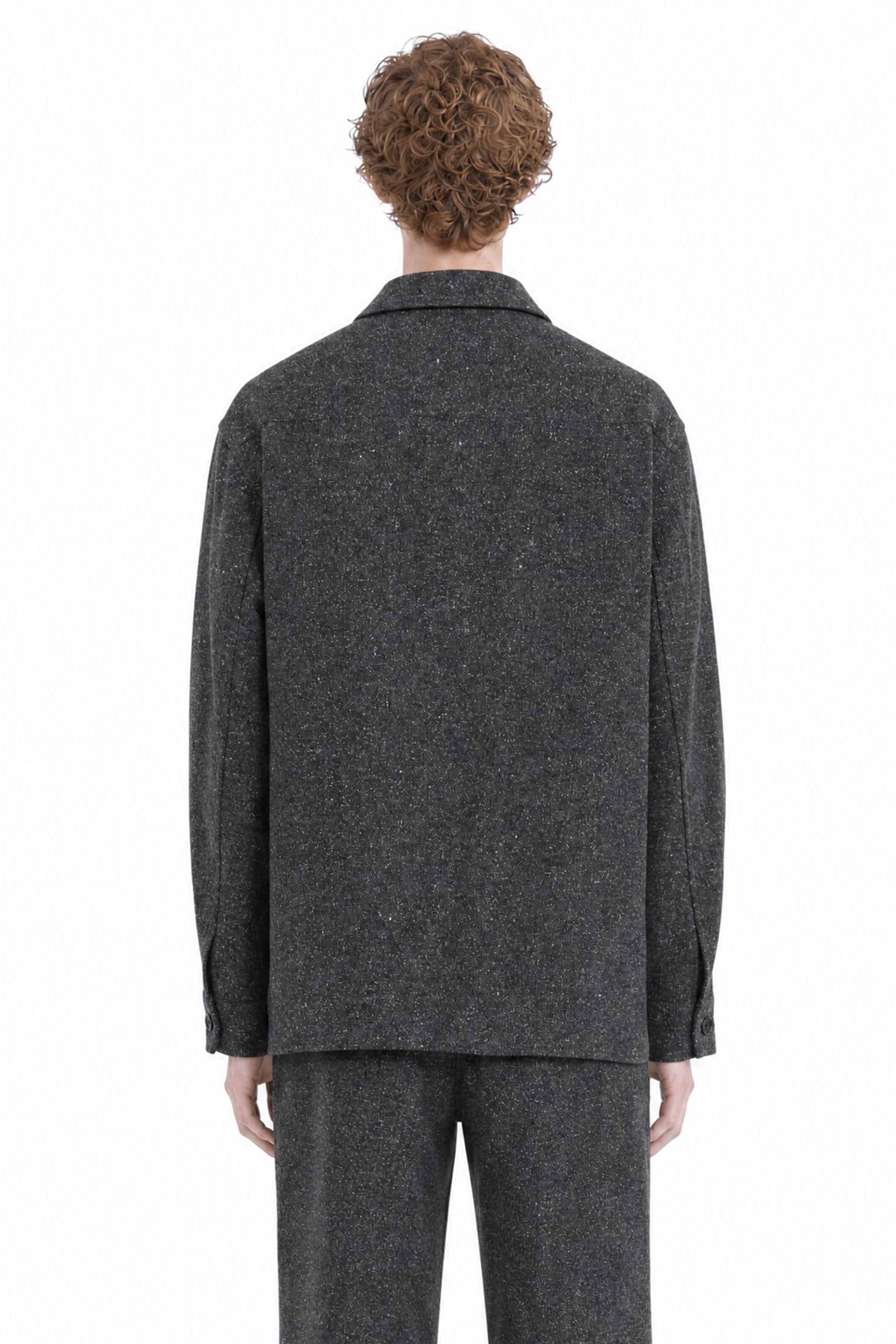 VALENTINO Boutonné Wool Overshirt man