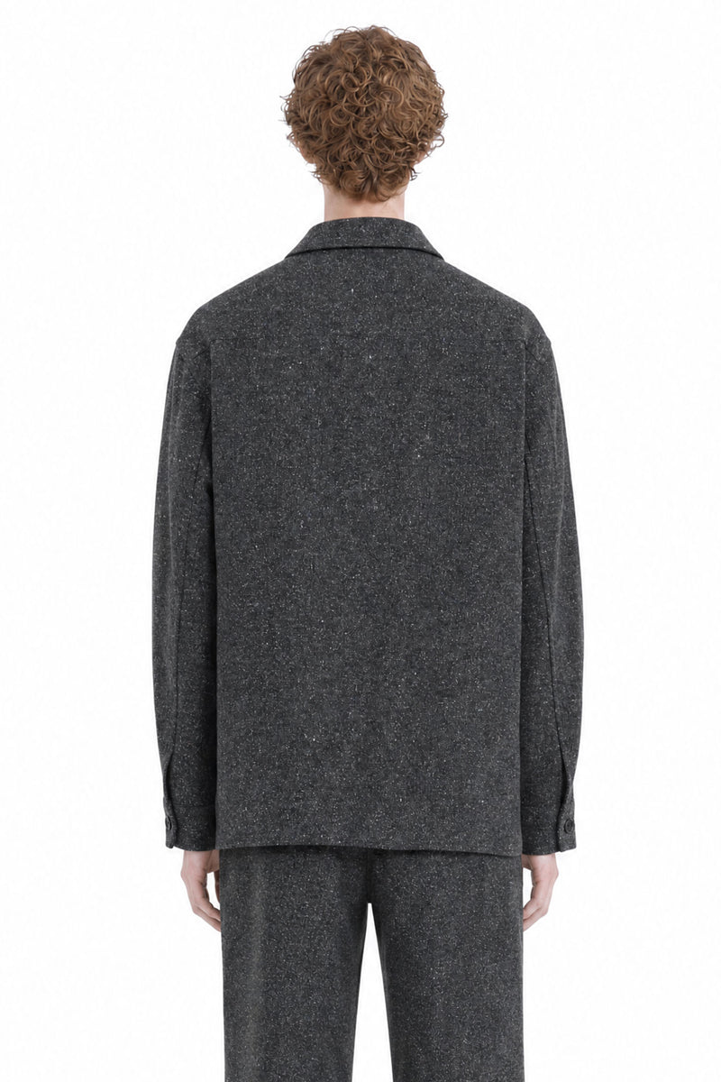 VALENTINO Boutonné Wool Overshirt man