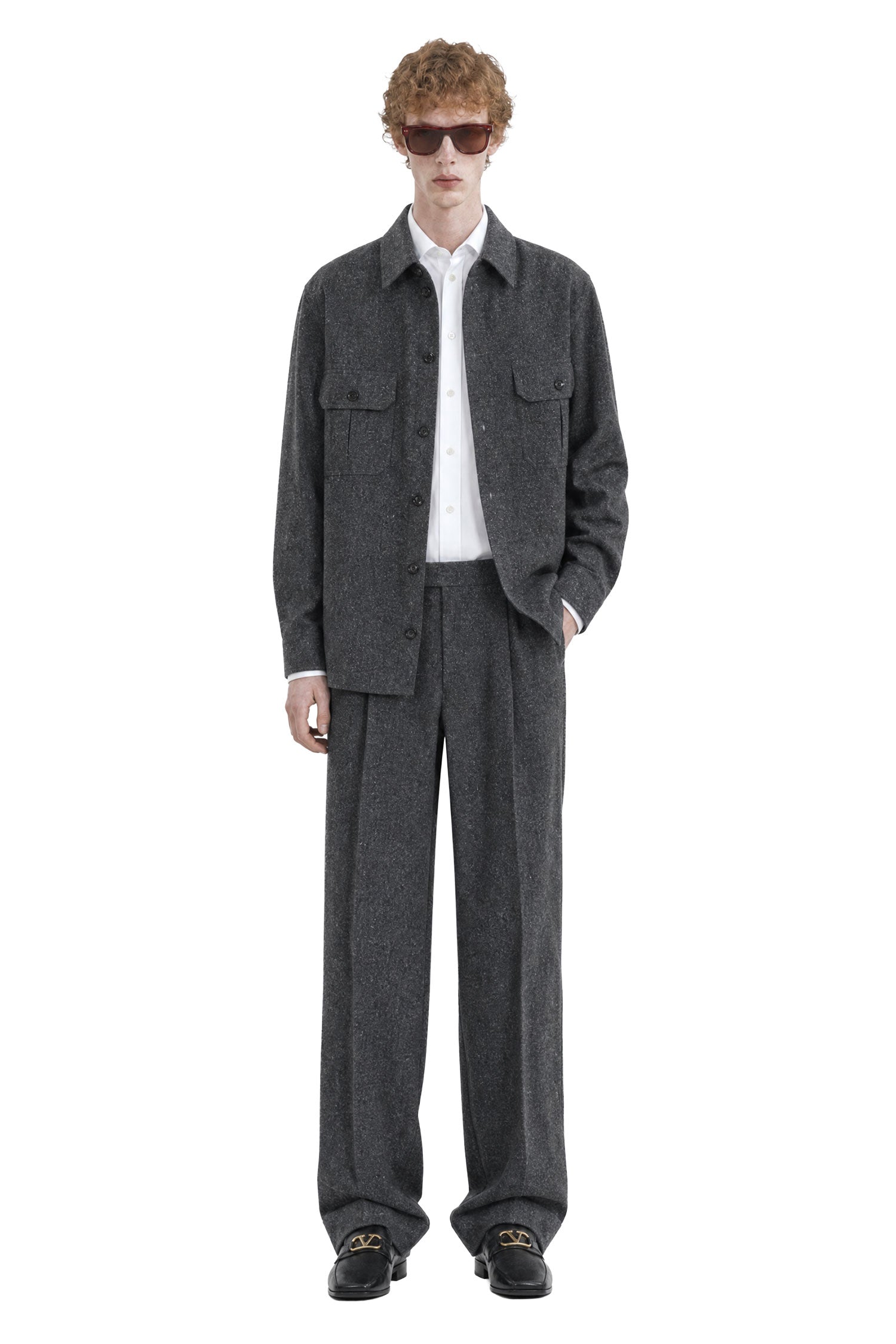 Boutonné Wool Overshirt