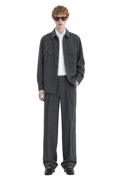 Boutonné Wool Overshirt