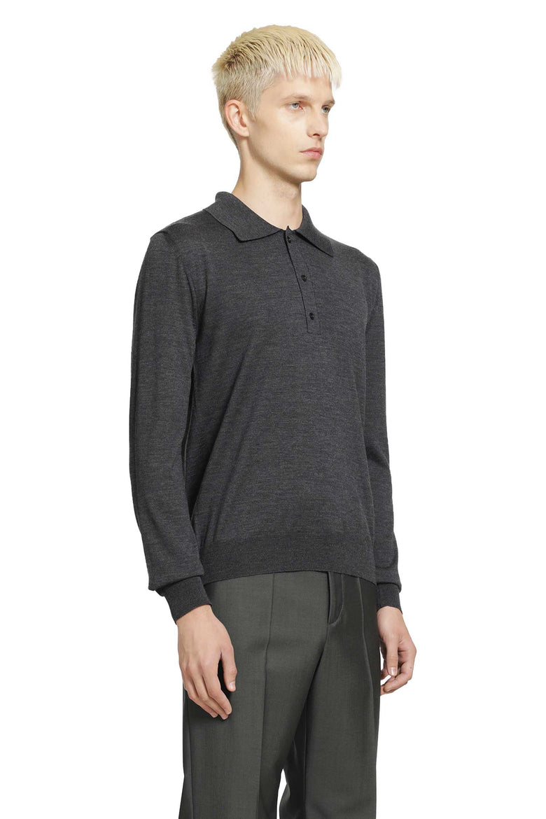 
              VALENTINO Wool Polo With VLogo Embroidery man
            
