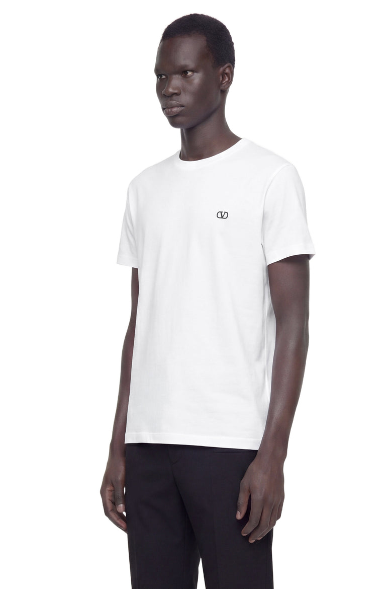 
              VALENTINO VLogo Cotton T-Shirt man
            