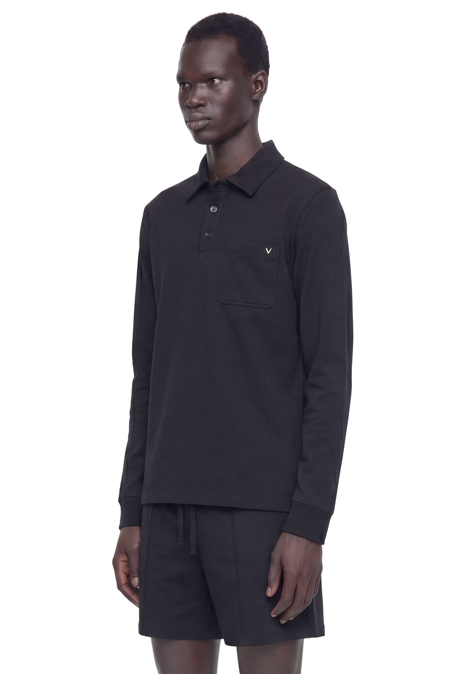 VALENTINO Jersey Pocket Polo Shirt man