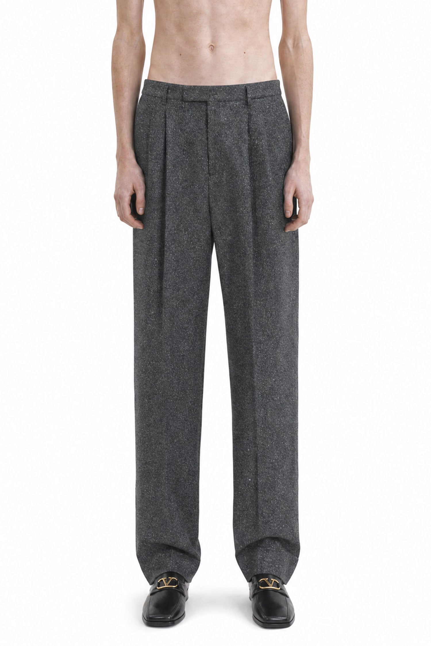 Boutonné Wool Trousers