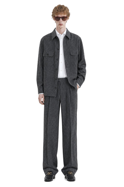 Boutonné Wool Trousers