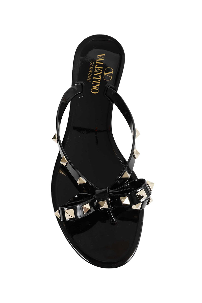 VALENTINO GARAVANI Rockstud Rubber Slippers woman