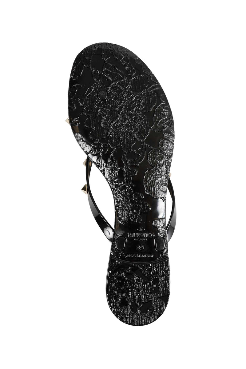 VALENTINO GARAVANI Rockstud Rubber Slippers woman