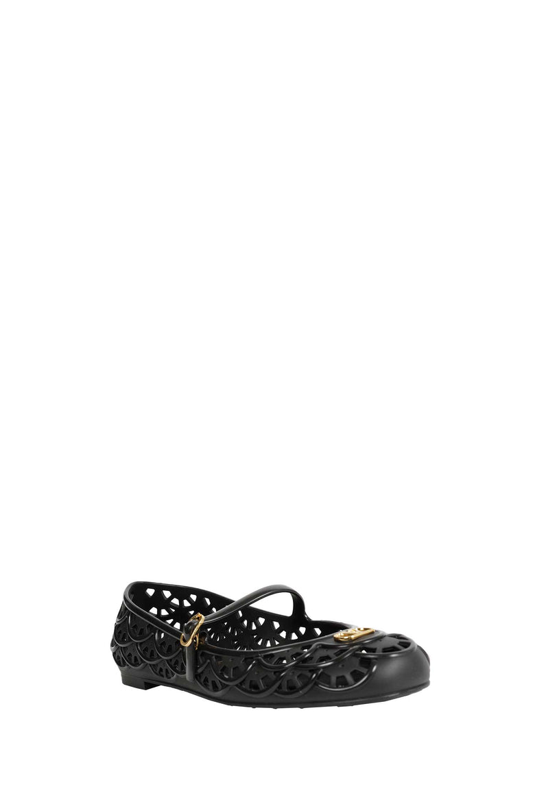 
              VALENTINO GARAVANI Vlogo Rubber Ballet Flats woman
            