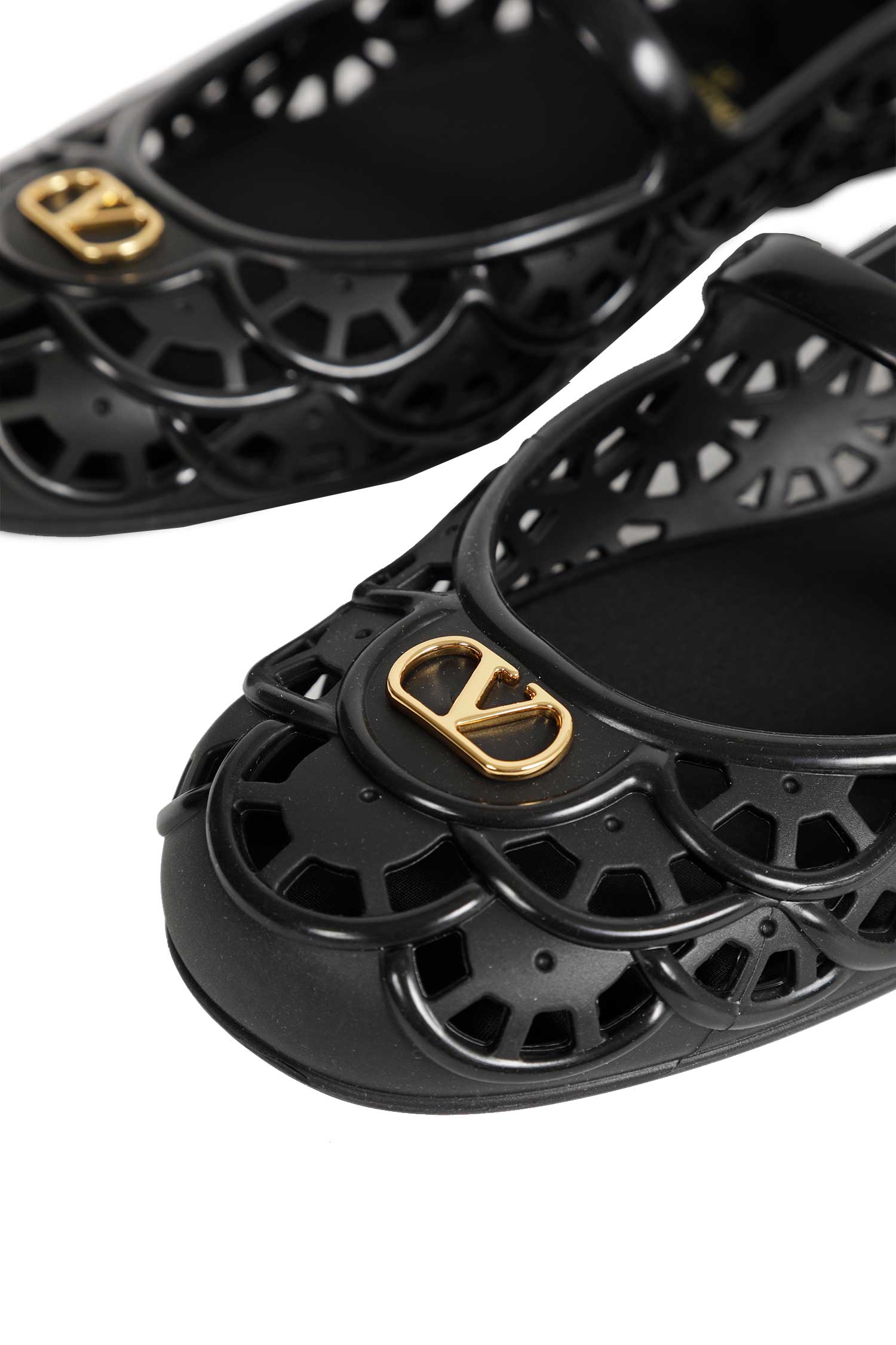 VALENTINO GARAVANI Vlogo Rubber Ballet Flats woman