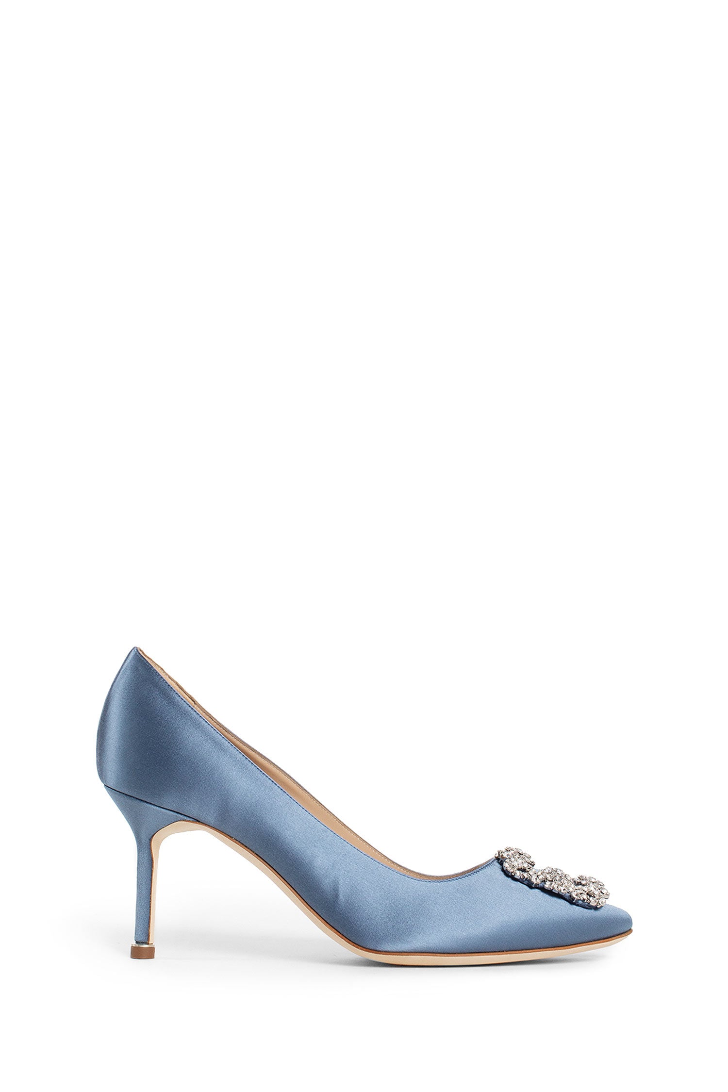 MANOLO BLAHNIK WOMAN BLUE PUMPS