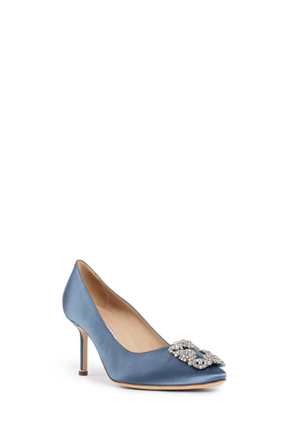 MANOLO BLAHNIK WOMAN BLUE PUMPS