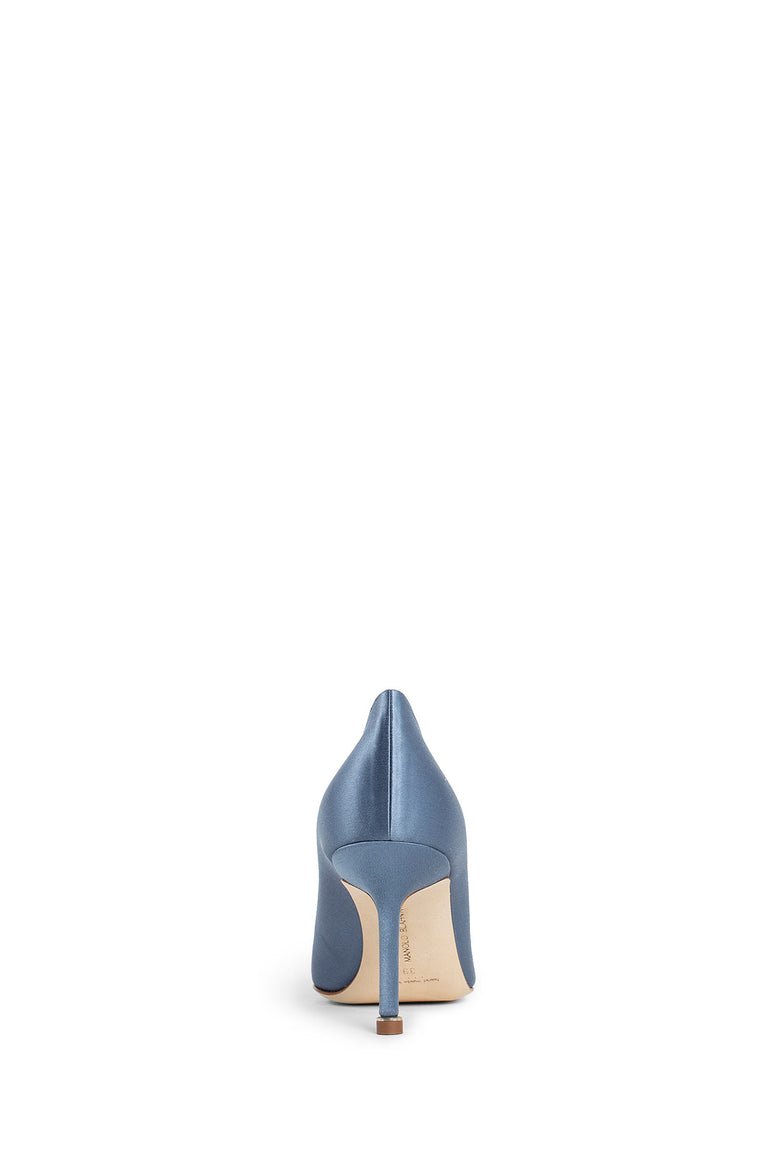 MANOLO BLAHNIK WOMAN BLUE PUMPS