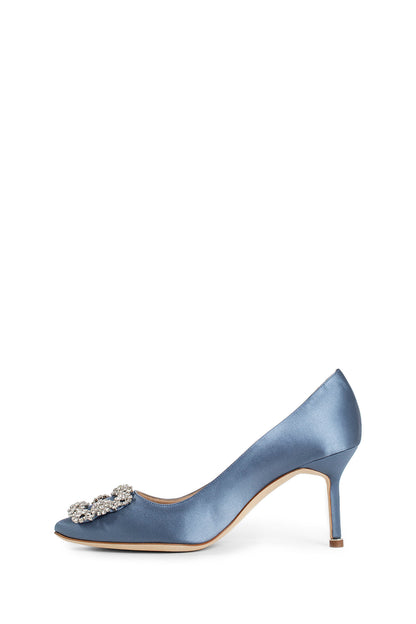 MANOLO BLAHNIK WOMAN BLUE PUMPS