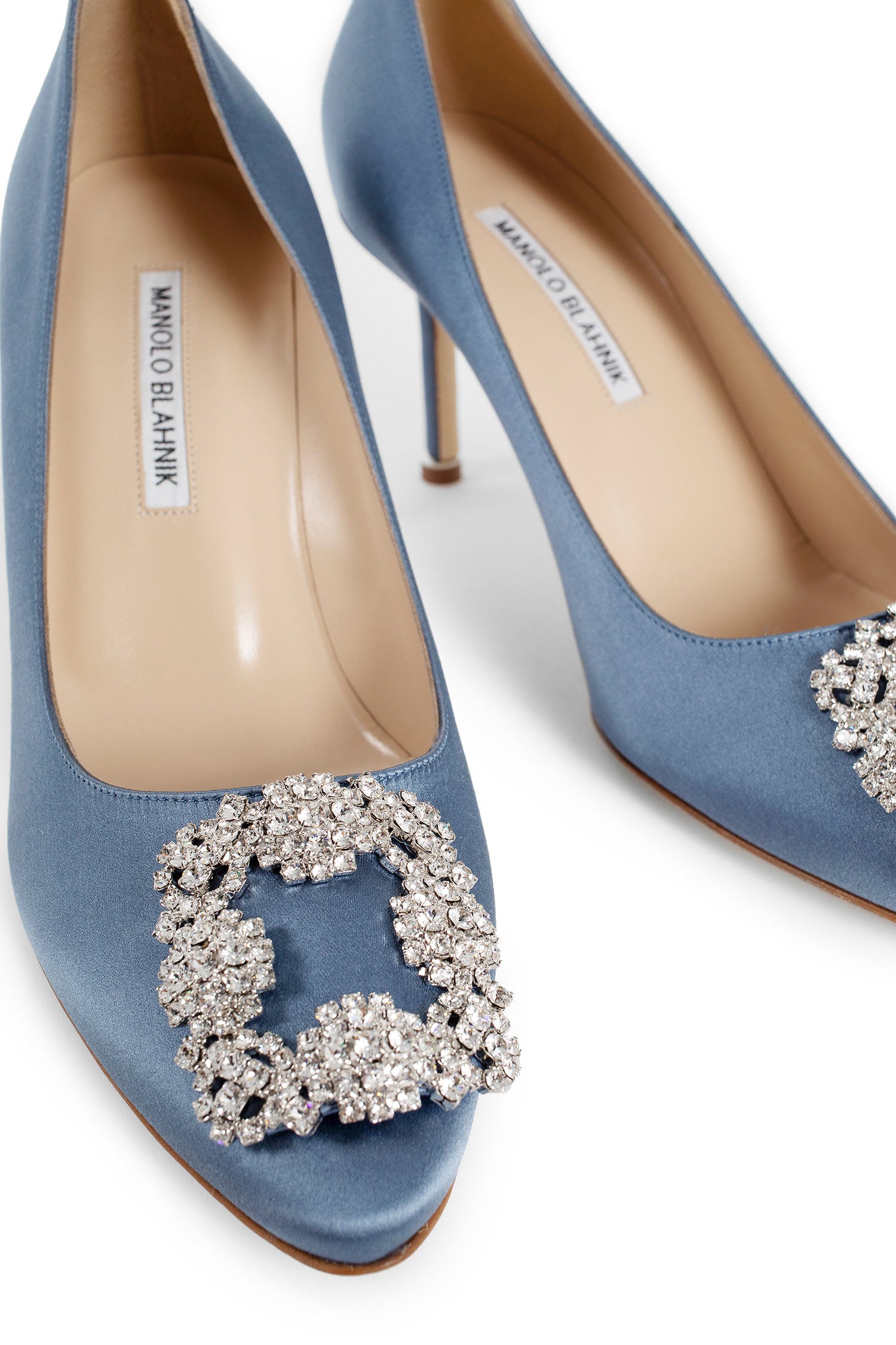 MANOLO BLAHNIK WOMAN BLUE PUMPS