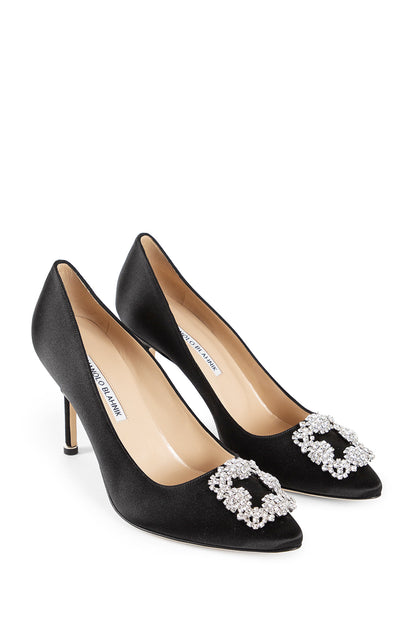 MANOLO BLAHNIK WOMAN BLACK PUMPS