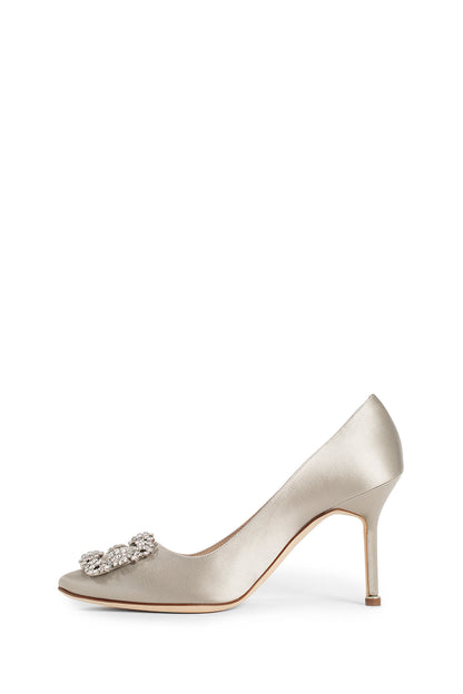 MANOLO BLAHNIK WOMAN GREY PUMPS