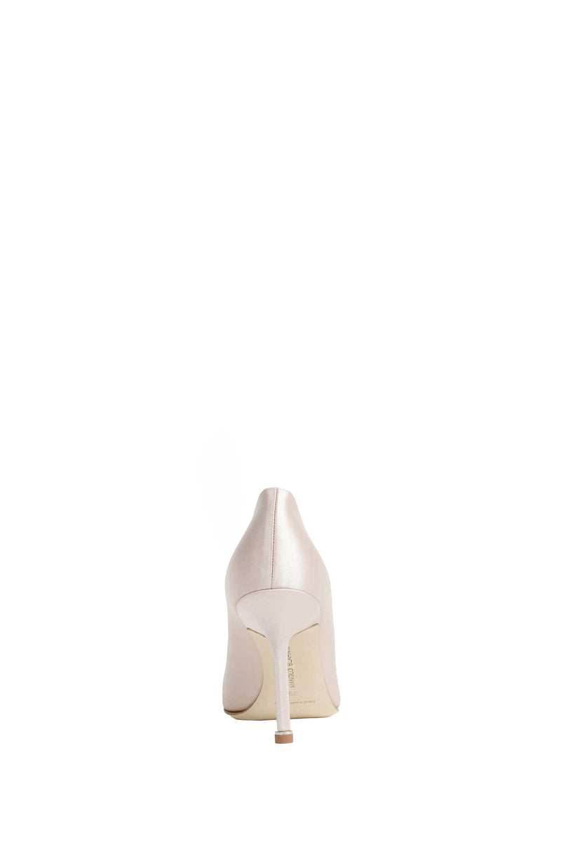 MANOLO BLAHNIK Hangisi 90 Satin Jewel Buckle Pumps woman