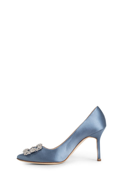 MANOLO BLAHNIK WOMAN BLUE PUMPS