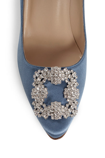 MANOLO BLAHNIK WOMAN BLUE PUMPS