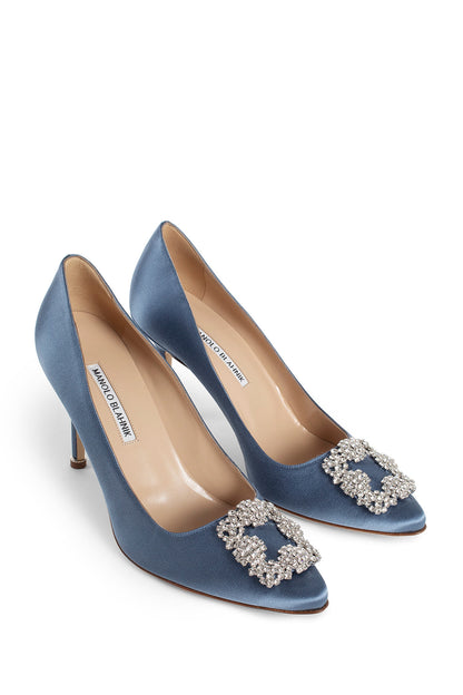 MANOLO BLAHNIK WOMAN BLUE PUMPS