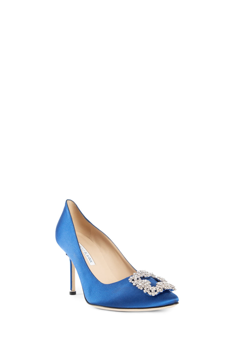 MANOLO BLAHNIK DECOLLETÉ BLU DONNA 