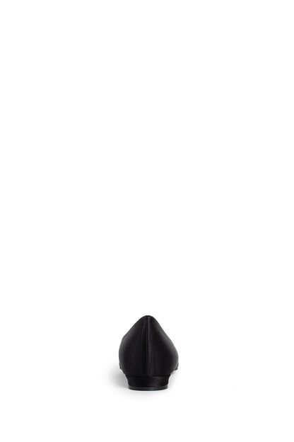 MANOLO BLAHNIK WOMAN BLACK FLATS