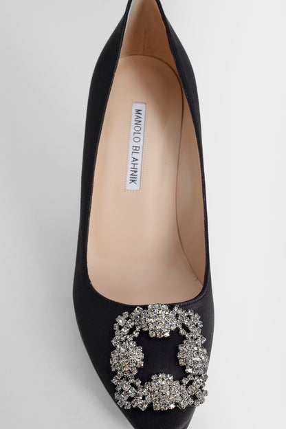 MANOLO BLAHNIK WOMAN BLACK PUMPS