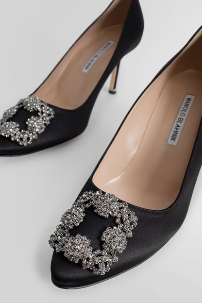 MANOLO BLAHNIK WOMAN BLACK PUMPS