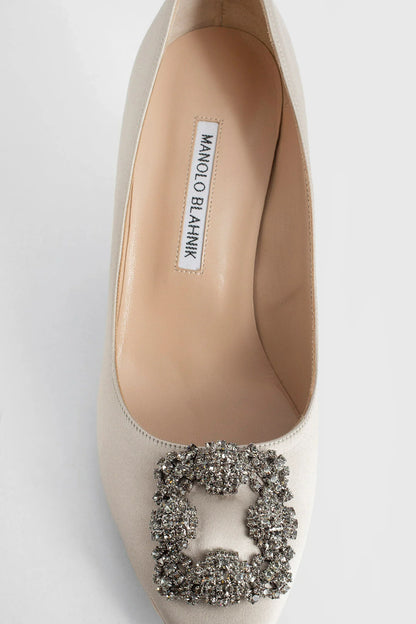 MANOLO BLAHNIK WOMAN GREY PUMPS - Antonioli.eu