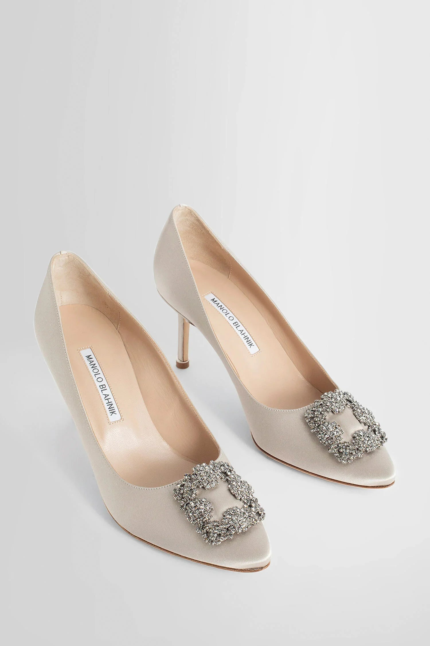 MANOLO BLAHNIK WOMAN GREY PUMPS - Antonioli.eu