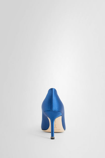 MANOLO BLAHNIK WOMAN BLUE PUMPS