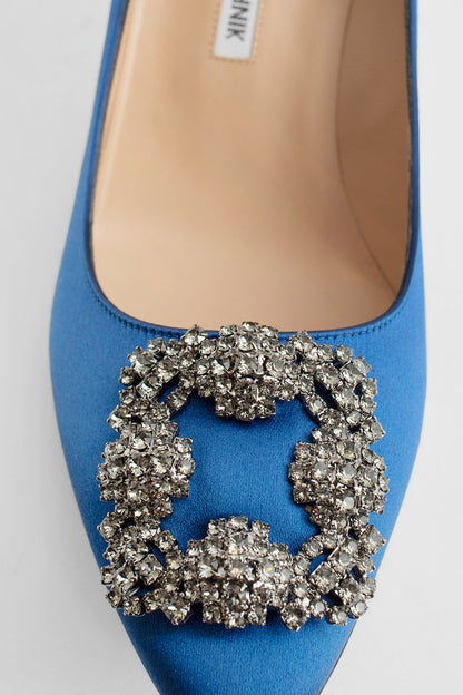 MANOLO BLAHNIK WOMAN BLUE PUMPS