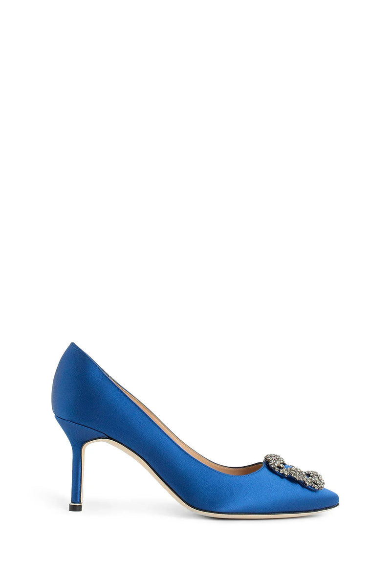 MANOLO BLAHNIK WOMAN BLUE PUMPS - Antonioli.eu