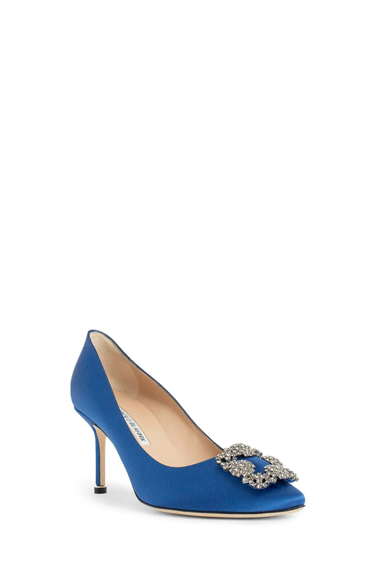 MANOLO BLAHNIK WOMAN BLUE PUMPS - Antonioli.eu