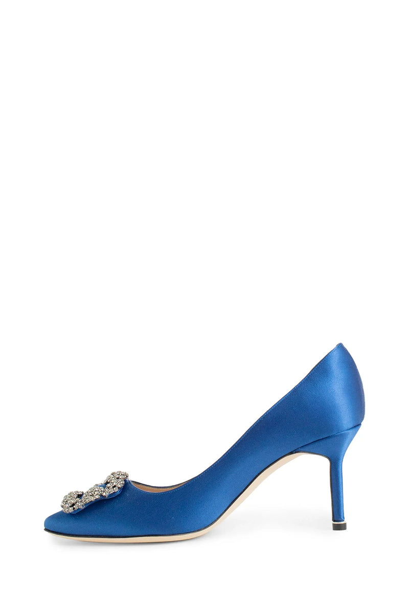 MANOLO BLAHNIK WOMAN BLUE PUMPS - Antonioli.eu