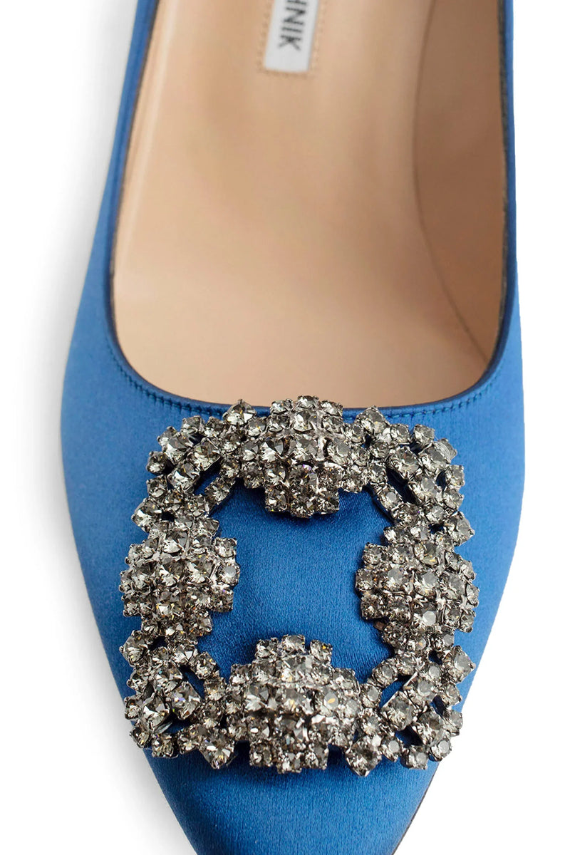 MANOLO BLAHNIK WOMAN BLUE PUMPS - Antonioli.eu
